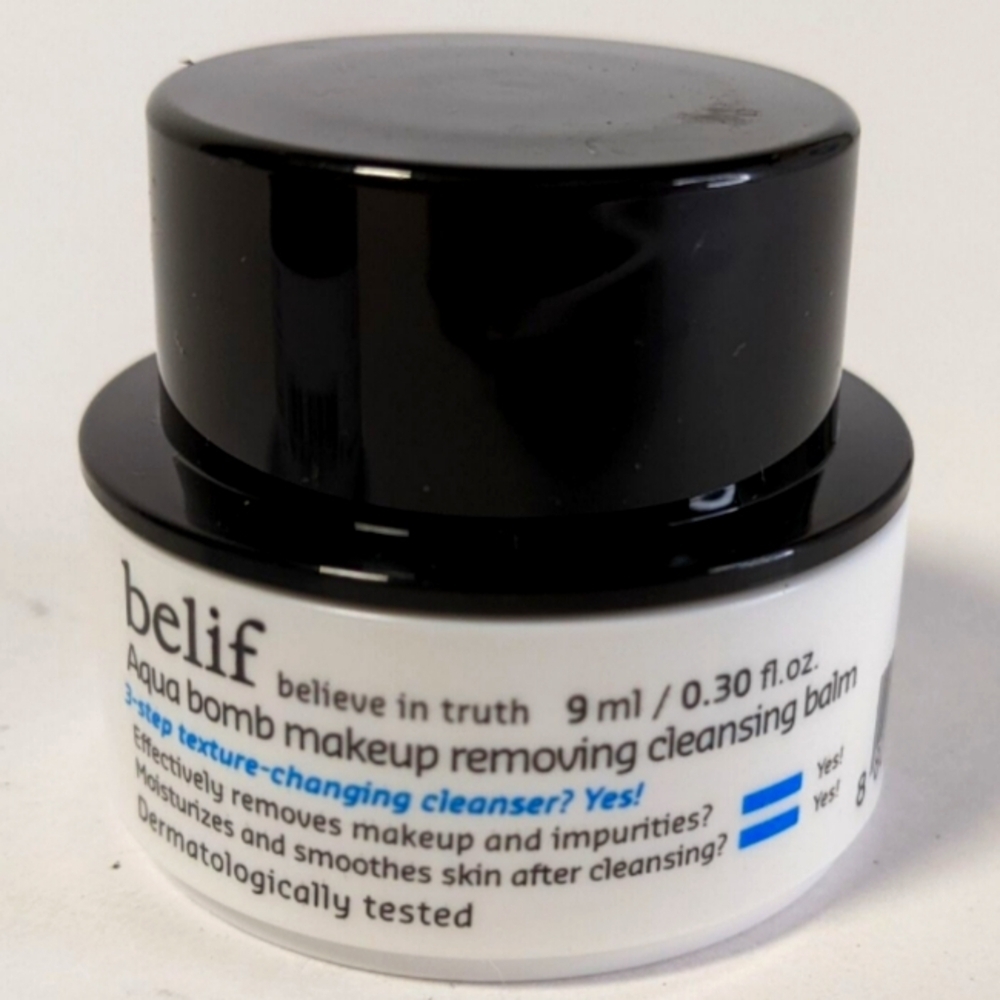 🐼🐼🐼Belif Aqua Bomb Smart Cleansing Makeup Removing Oil Balm 9 ml 0.30 fl oz